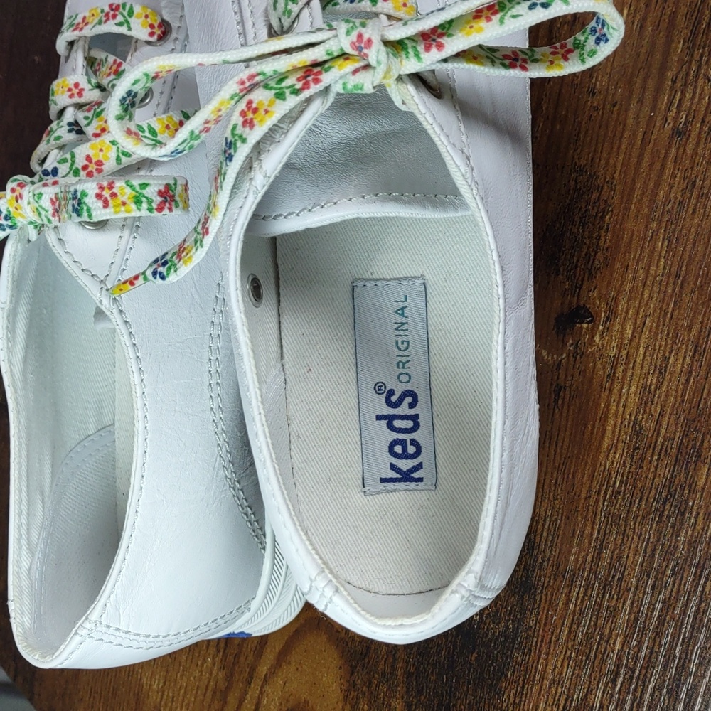 ❌️ Final Sale•••Keds® Original White Leather Lace-up Sneakers - Picture 12 of 12